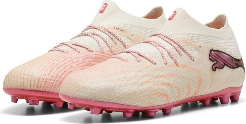 Future 9 Ultimate Mg The Arrival - Sukkermandel/ White/ultra Red/ Svart - Multi Ground (Mg), størrelse 41