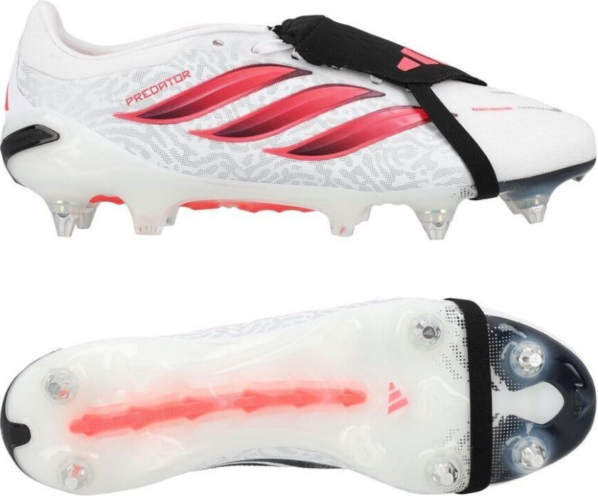 Predator Pro Fold-over Tongue Sg Chaos Vs Control - Hvit/solar Turbo/svart - Vått Gress (Sg), størrelse 41⅓