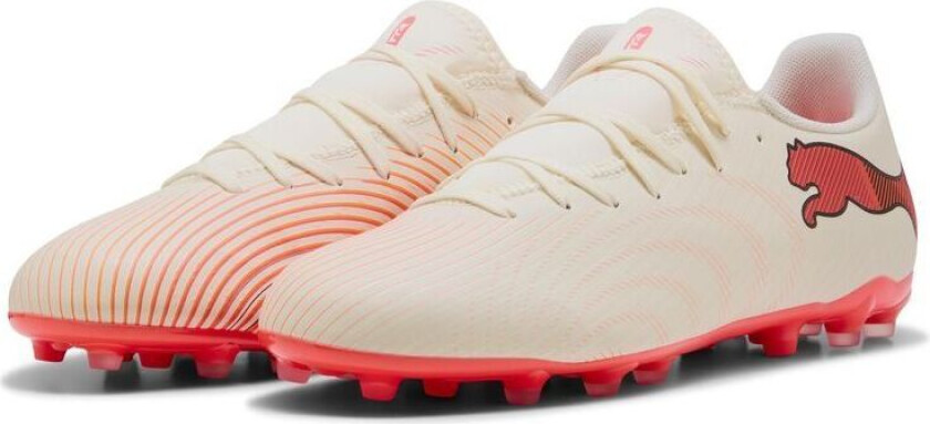 Future 9 Play Mg The Arrival - Sukkermandel/ White/ultra Red/ Svart - Multi Ground (Mg), størrelse 44