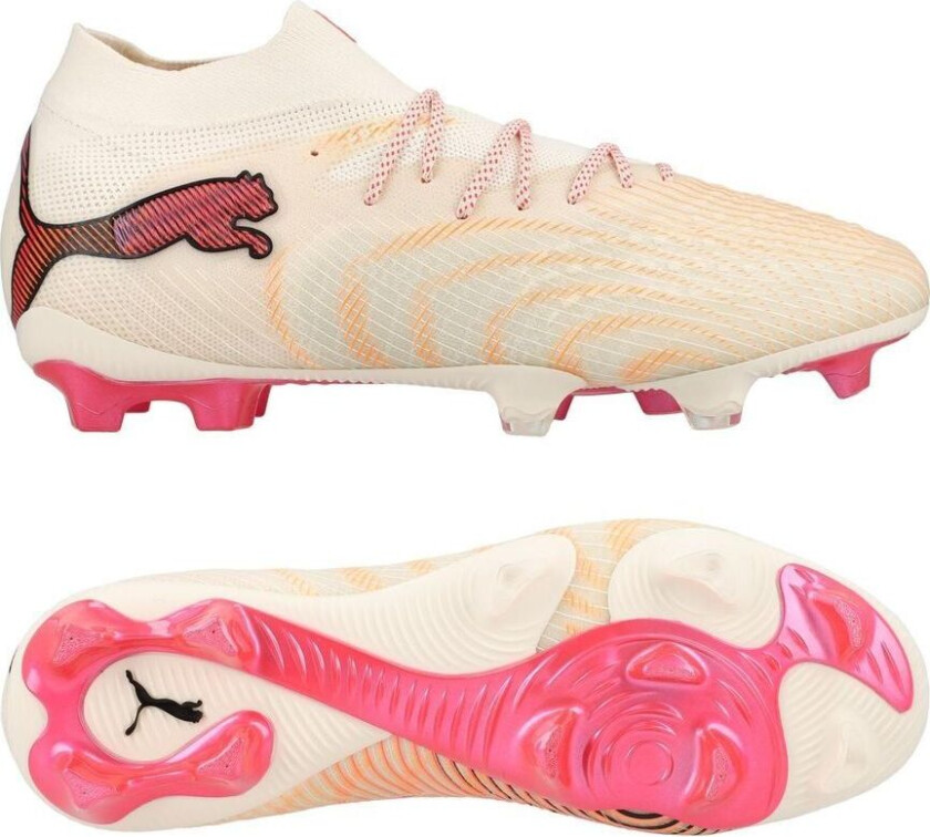 Future 9 Ultimate Fg The Arrival - Sukkermandel/ White/ultra Red/ Svart Kvinner - Gress (Fg), størrelse 35½