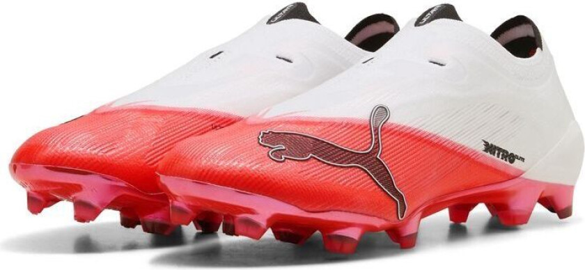 Ultra Nitro 7 Ultimate Laceless FG The Arrival - Ultra Red/ Svart/ White FORHÅNDSBESTILLING - Gress (FG), størrelse 44½