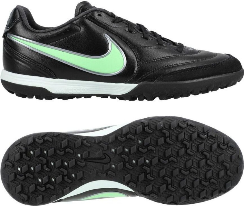 Tiempo Ligera Pro Tf Shadow - Svart/illusion Green - Turf (Tf), størrelse 38½