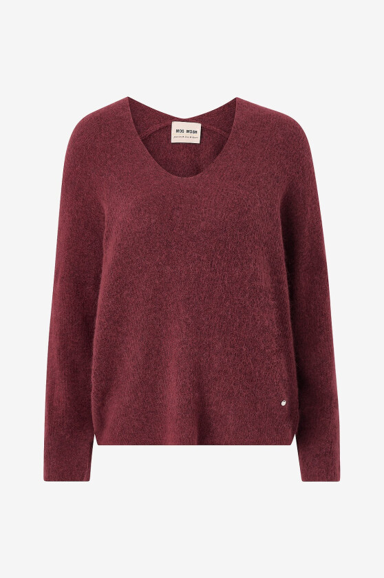 Genser mThora V-neck Knit - Rød