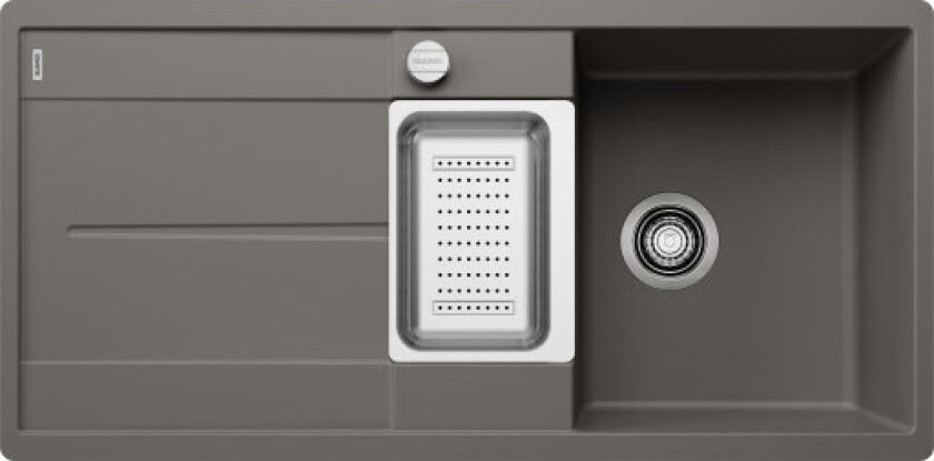 Metra 6S-F MX kjøkkenvask, 99x49 cm, grå