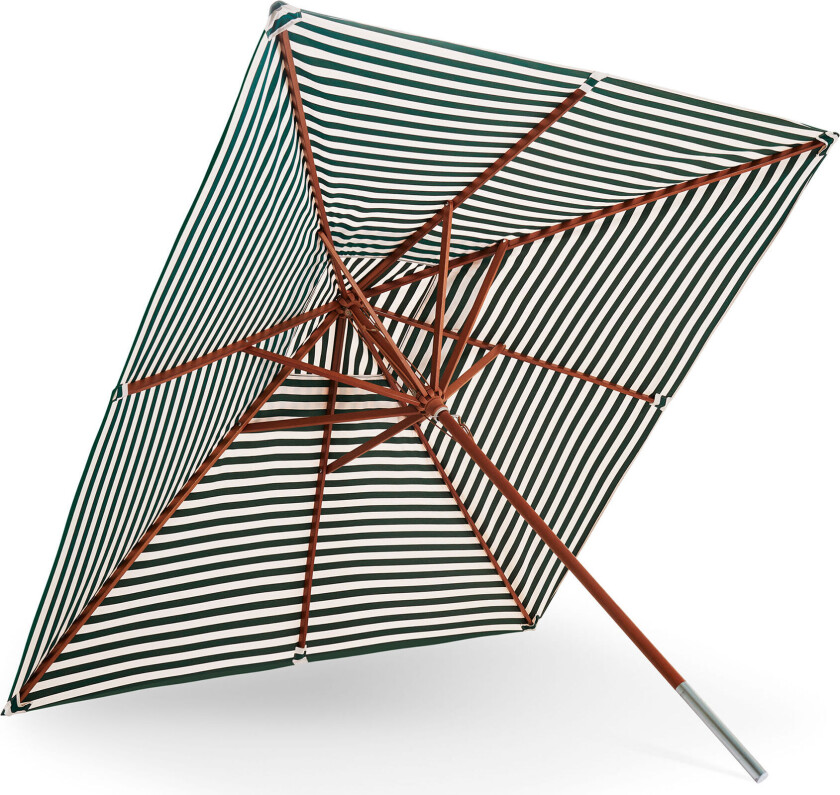 Messina 300 x 300 cm Light Apricot / Dark  Green Stripe