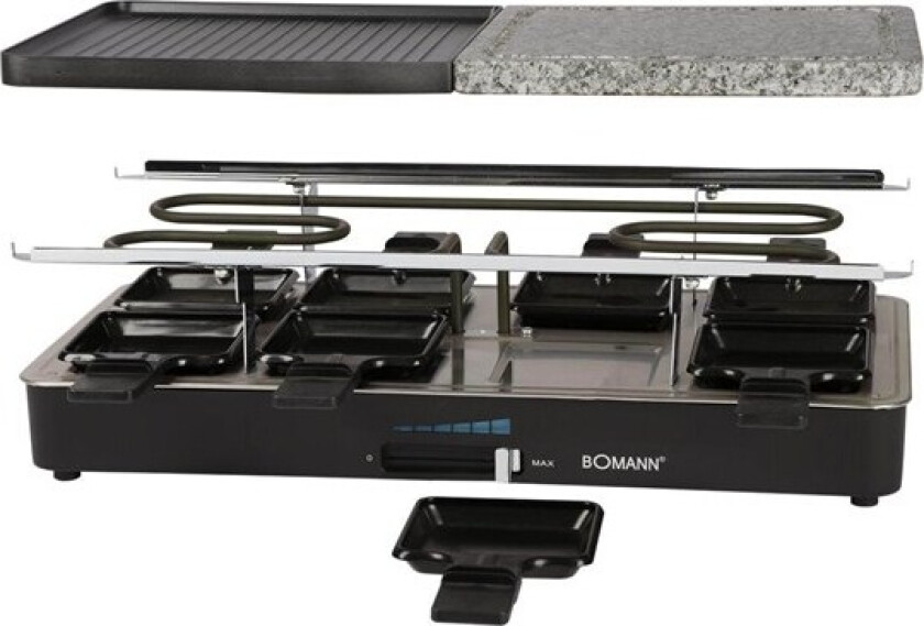 RG 2279 CB 2 i 1 - Raclette/grill/varm stein - 1,4 kW