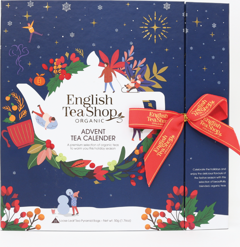 Book Style Blue Adventskalender, Blå, 1 stk.