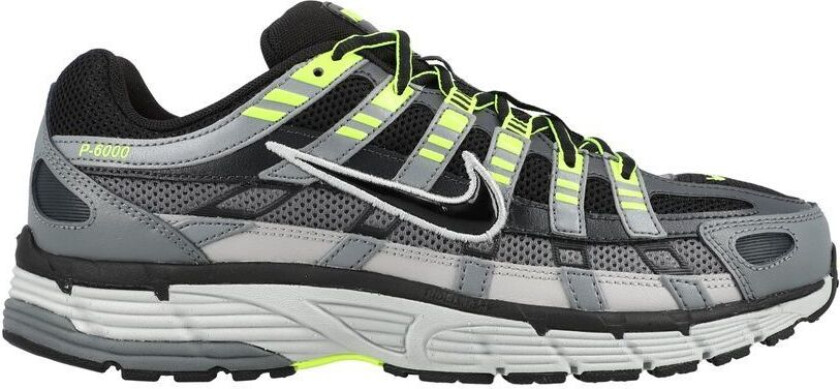Sneaker P-6000 - Grå/Volt/Svart, størrelse 44½