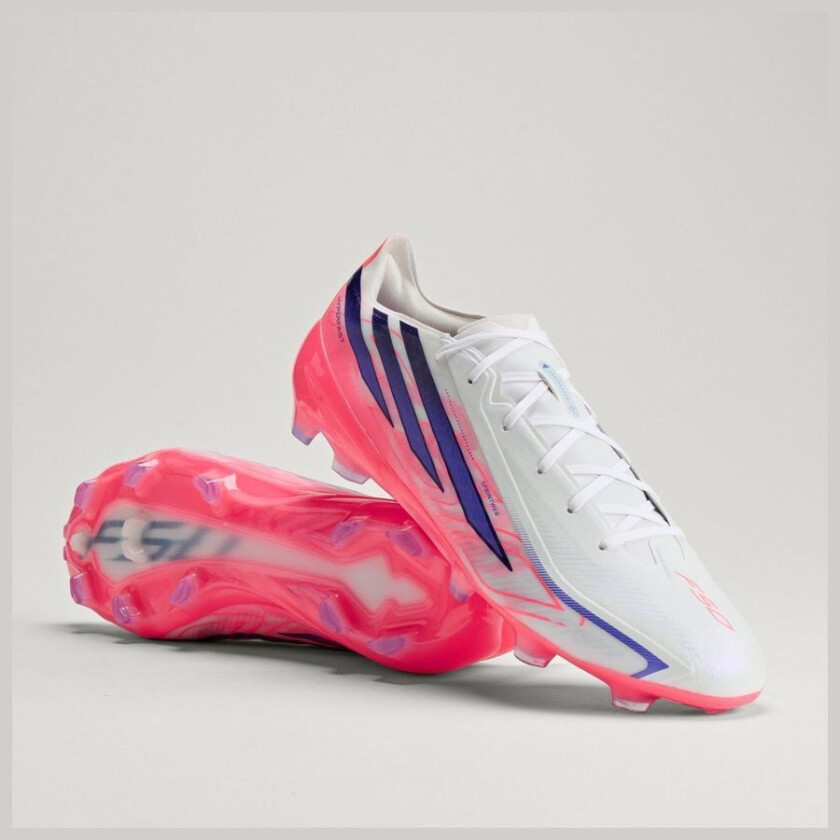 F50 Hyperfast Pro Fg Chaos Vs Control - Hvit/solar Purple/solar Turbo - Gress (Fg), størrelse 38⅔