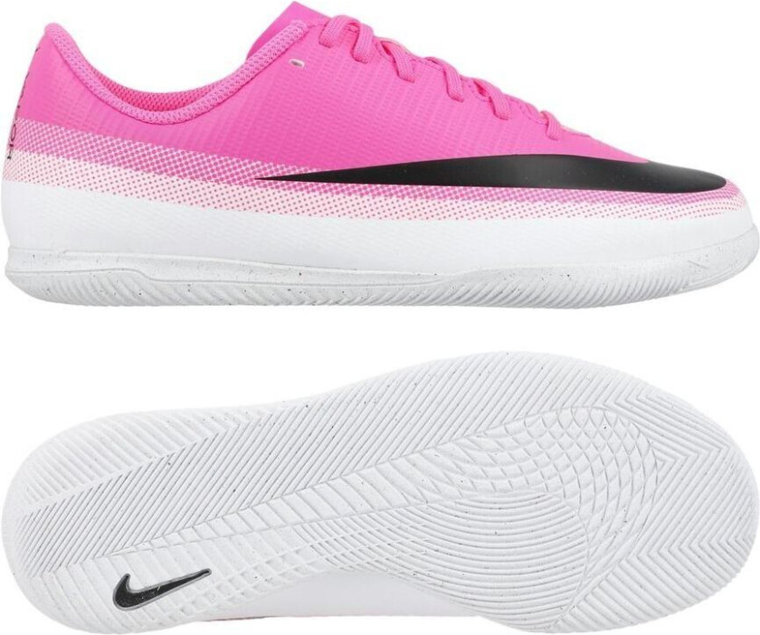 Mercurial Vapor 17 Club Ic Breakout - Hvit/svart/rosa Barn - Innendørs (Ic), størrelse 32