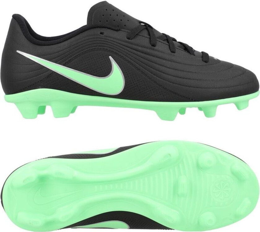 Jr Tiempo Maestro Club Fg/mg Black/illusion Green-black - Multi Ground (Mg), størrelse 38