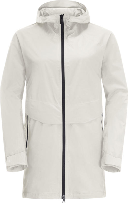 Women's Mainkai Long Jacket XL, Silver Cloud