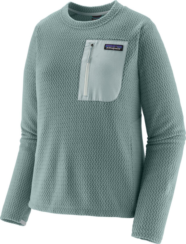 Women's R1 Air Fleece Crewneck Blue Sage