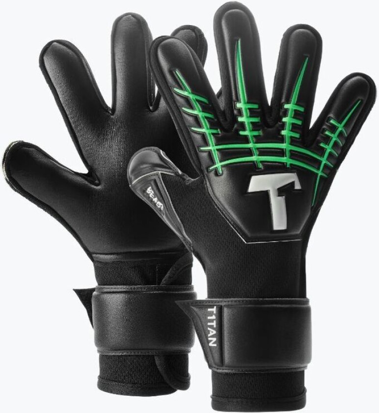 Keeperhansker Fluo Beast 3.0 - Svart/Grønn Barn, størrelse 5