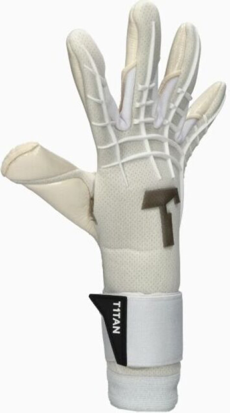 T1tan Keeperhansker White Beast 3.0 - Hvit, størrelse 6