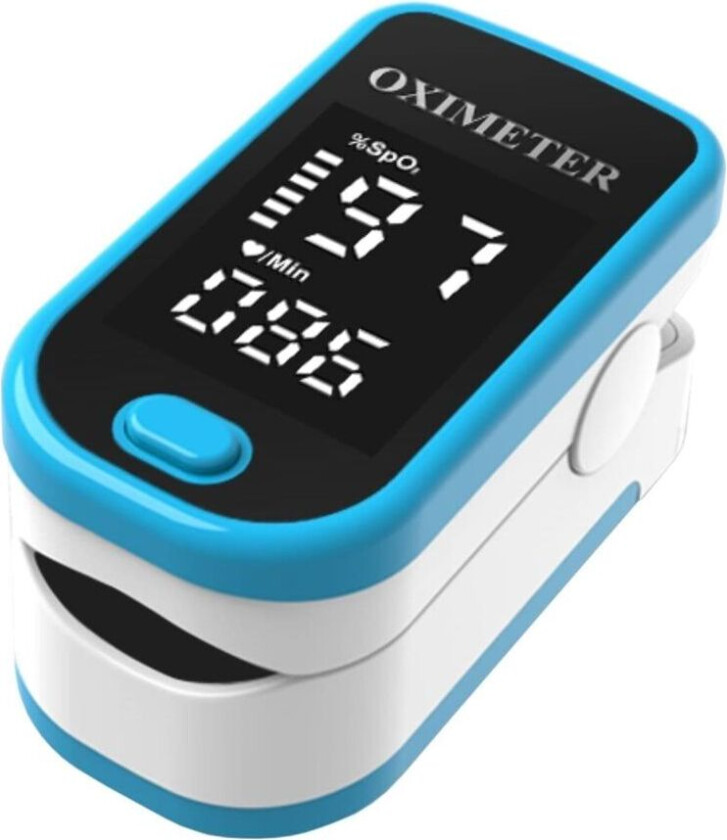 Bilde av Digitalt Pulsoksymeter - Blå
