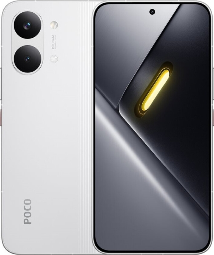 POCO X8 Pro Max - 5G smarttelefon - dobbelt-SIM - RAM 12 GB / Internminne 256 GB - OLED-display - 6.83 - 2772 x 1280 piksler (120 Hz) - 2x bakkameraer 50 MP, 8 MP - front camera 20 MP - hvit