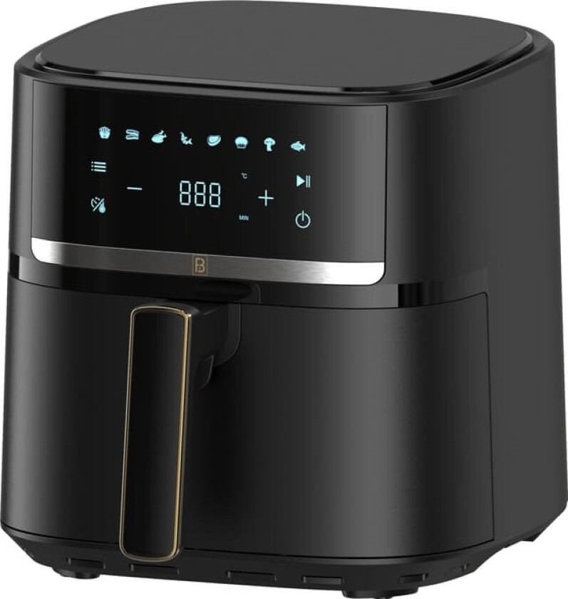 Digital airfryer 6 L (svart)