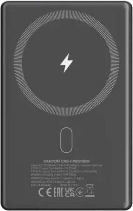 OnPower 510 MagSafe Powerbank 10000mAh Mør - 10000 mAh