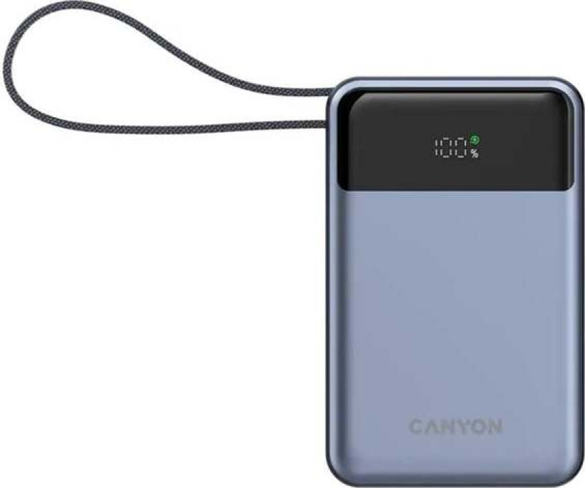 OnPower 600 20.000 mAh PD65W Powerbank, Mør - 20000 mAh