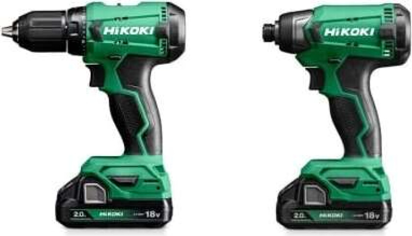 HIKOKI ZESTAW 18V 2x2,0Ah KC18DAW ( WKRETARKA DS18DA + ZAKRETARKA WH18DA)