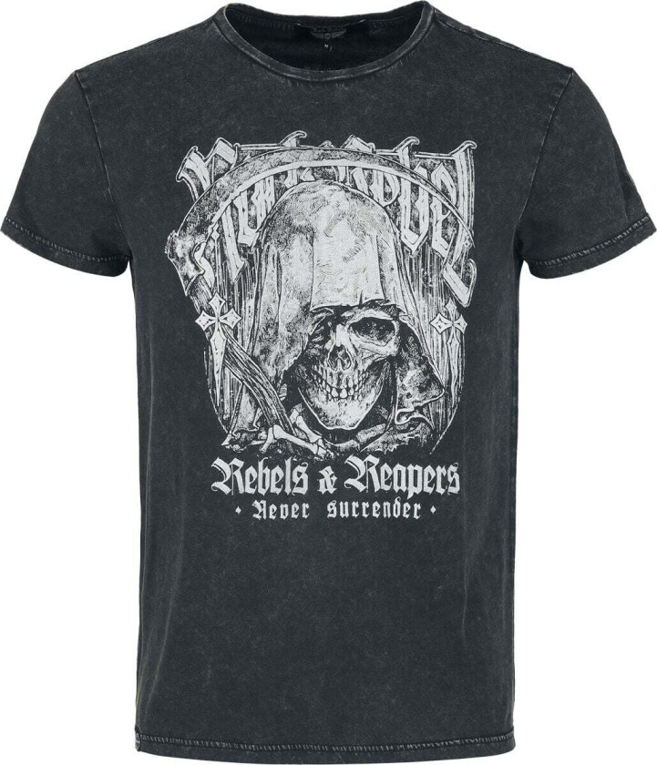 T-skjorte - Rebels & Reapers - S til XXL - Herrer - svart