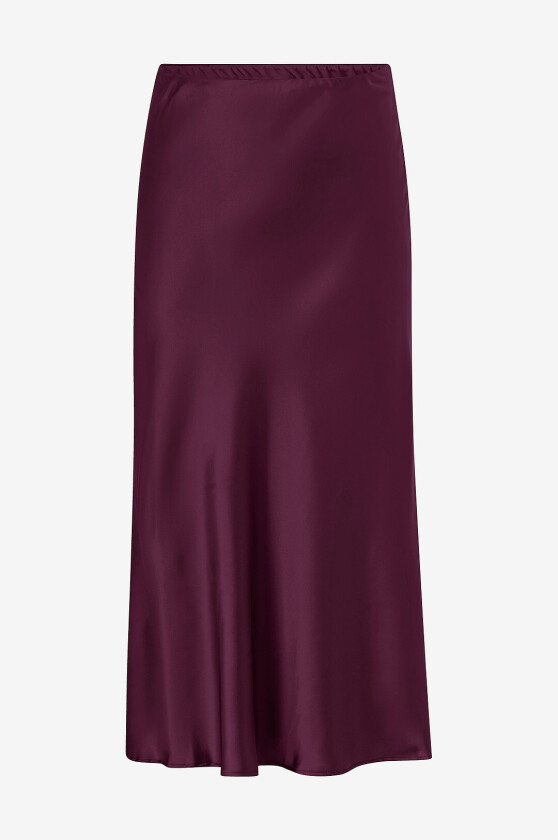 Maxi skjørt caMinela Satin - Rød