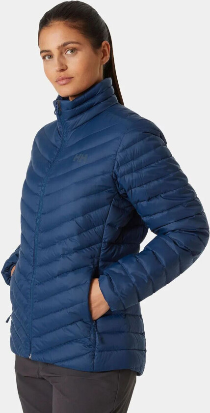 Dame Verglas Dun Isolert Jakke Blå M SvartM