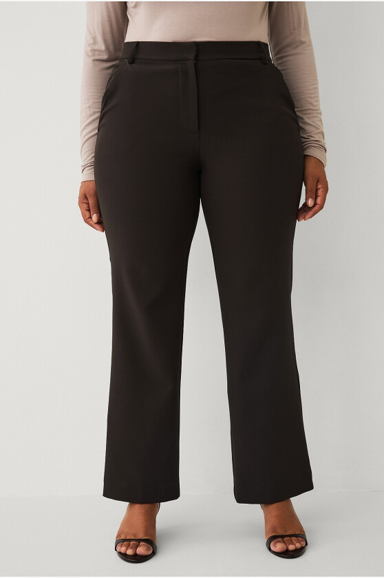 Bootcut-bukser - Brun