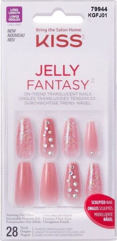 Kiss Jelly Fantasy Translucent Nails Be Jelly