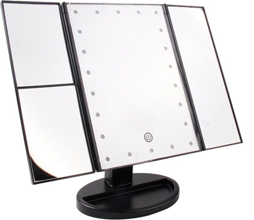 Sminkespeil belysning - 24 Lamper / 4 ulike speil