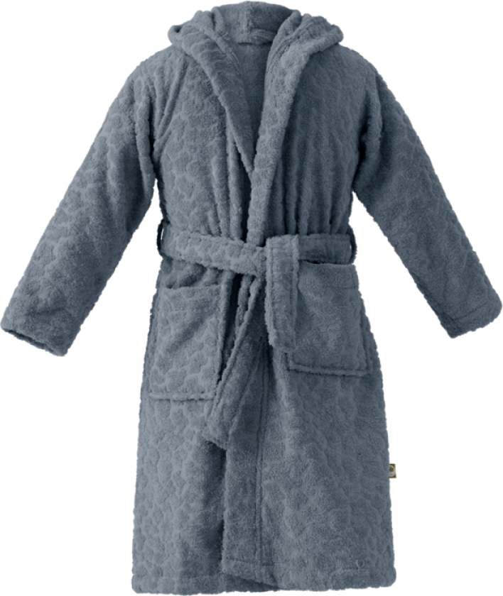 MINI badekåpe - økologisk Petrolblå