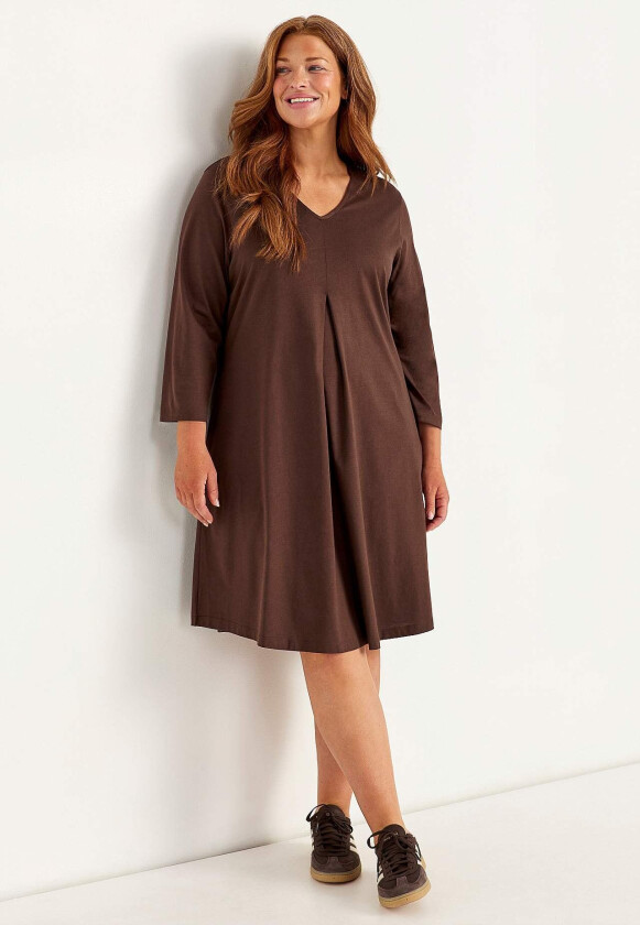 V-halset Jersey-kjole