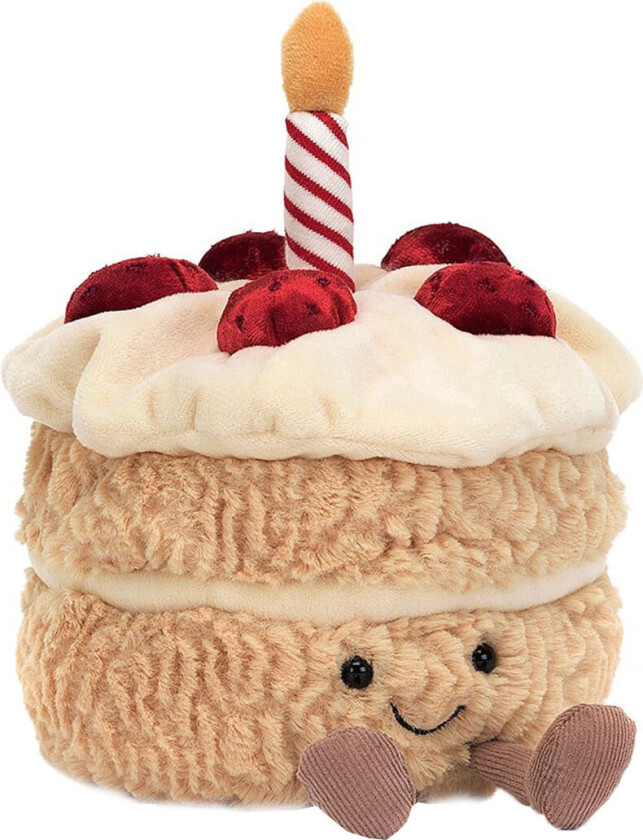 Kosedyr - 16x12 cm - Amuseable Bursdag Cake - - OneSize - Kosedyr