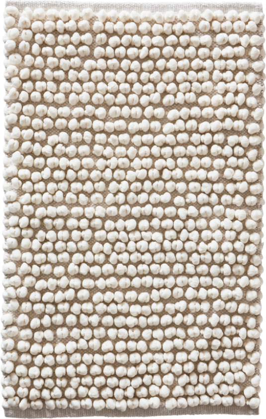 HILLS baderomsmatte 80x120 cm Hvit