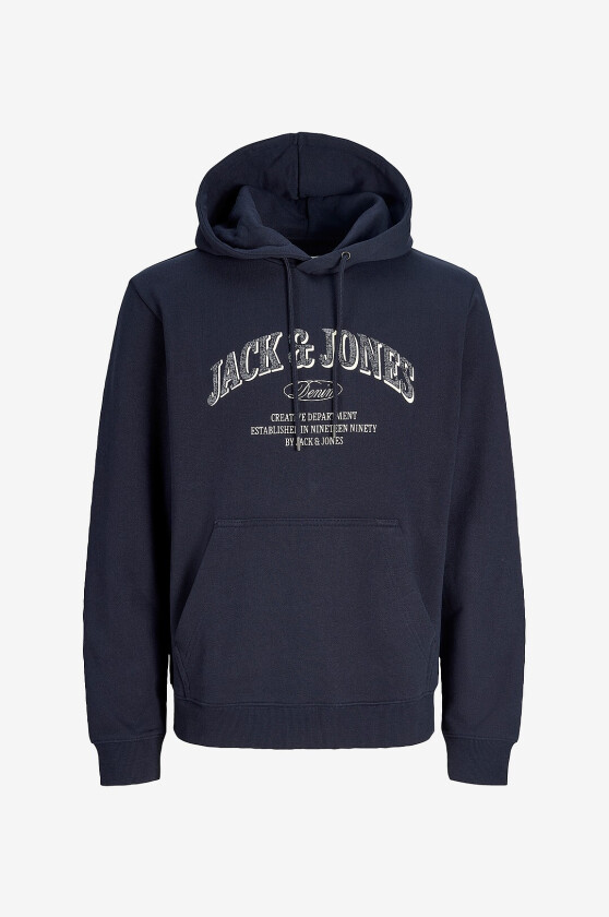 Hettegenser Jjedenver Logo Sweat Hood Sn - Blå
