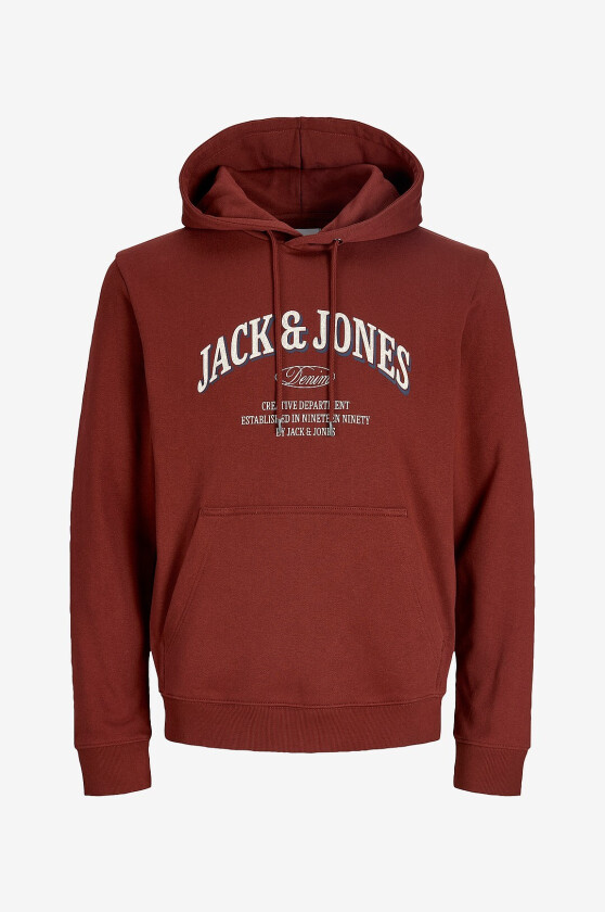 Hettegenser Jjedenver Logo Sweat Hood Sn - Brun