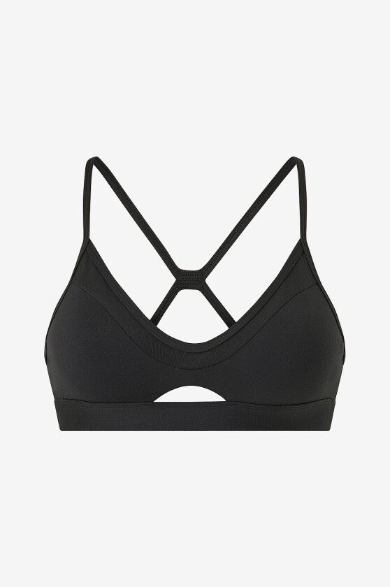 Sports-BH Strappy Bralette - Svart