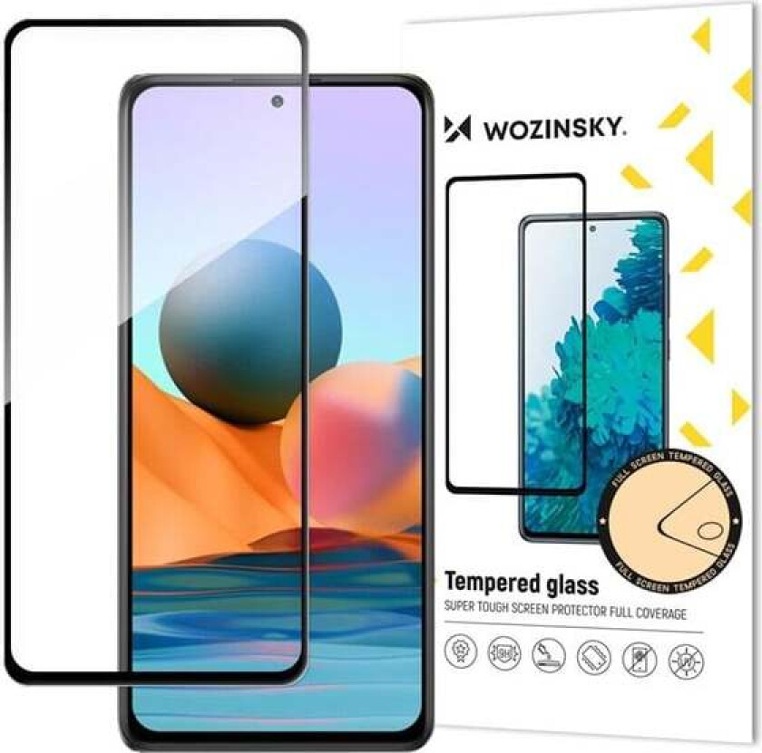 Herdet glass dekselvennlig Xiaomi Redmi Note 12 Pro+ / Note 12 Pro m.fl.