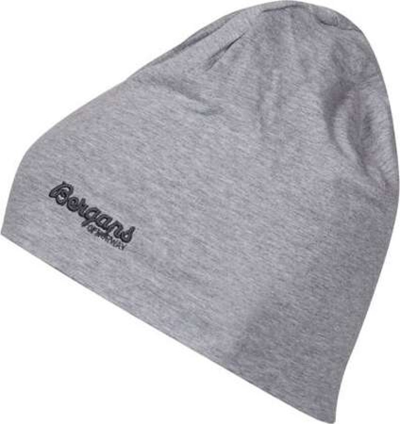 Juniors' Cotton Beanie OneSize, Grey Melange
