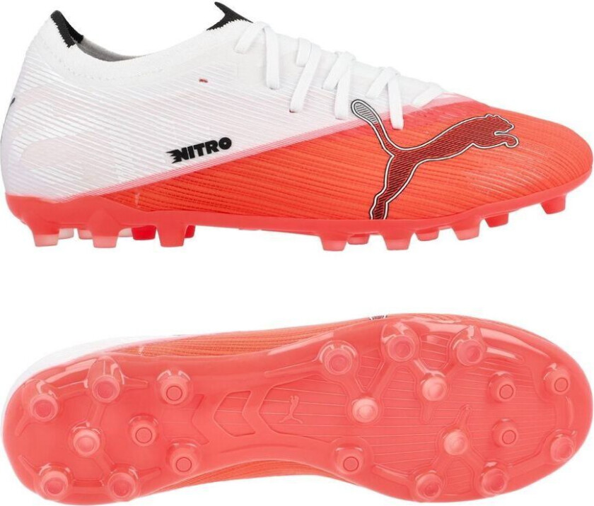 Ultra Nitro 7 Match Mg The Arrival - Ultra Red/ Svart/ White - Multi Ground (Mg), størrelse 42