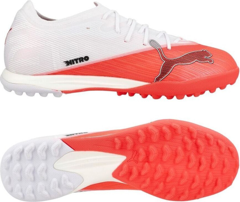Ultra Nitro 7 Pro Cage Tt The Arrival - Ultra Red/ Svart/ White - Turf (Tf), størrelse 42