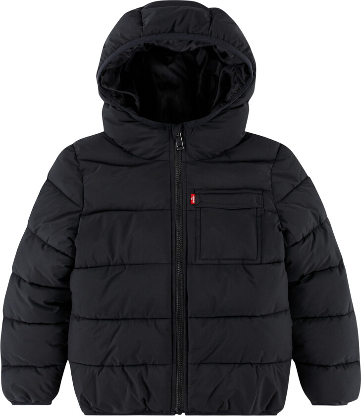 Polstret Jakke - Puffer - Jet Black - - 14 år (164) - Dunjakke
