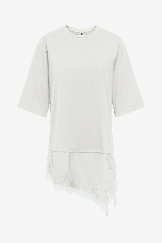 Topp Onlmadelyn S/S Lace Top Jrs - Hvit
