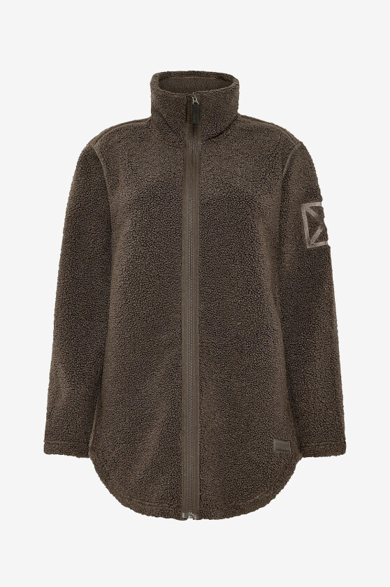 Fleecejakke Umi Full-zip - Brun