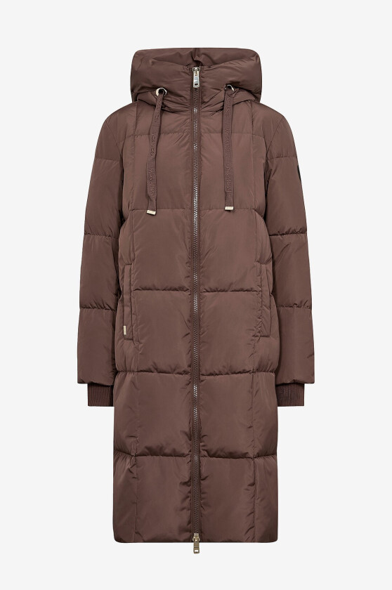 Dunfrakk mmNova Square Down Coat - Brun