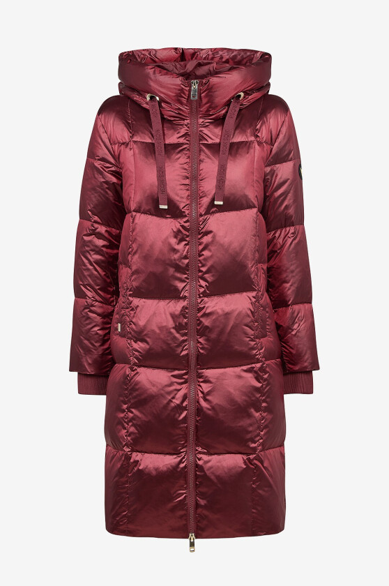 Dunfrakk mmNova Metallic Down Jacket - Rød