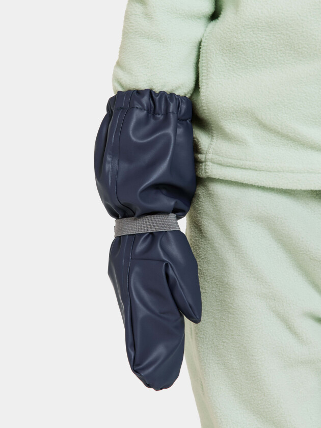 Pileglove Fôrede Regnvotter, Navy, 0-2 år - Hansker & Votter - 100% Polyester