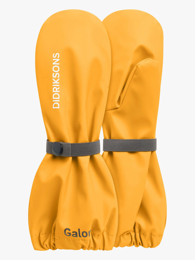 Pileglove Fôrede Regnvotter, Oat Yellow, 0-2 år - Regntilbehør - 100% Polyester