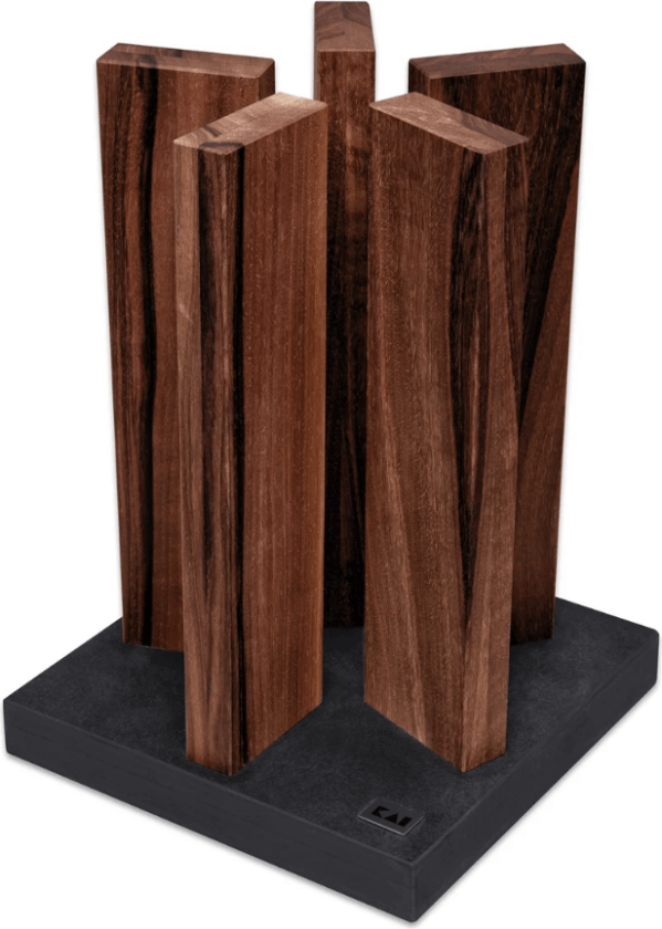 Bilde av knivblokk "Stongehenge" valnøtt